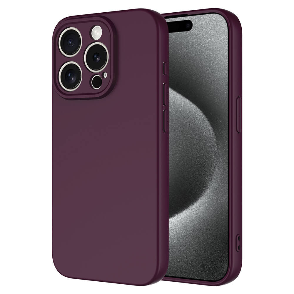 Apple iPhone 15 Pro Kılıf Zore Mara Lansman Kapak Lila