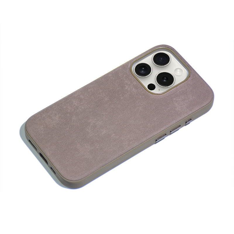 Apple iPhone 15 Pro Kılıf Zore Mikro Fiber Mimoza Kapak Mavi