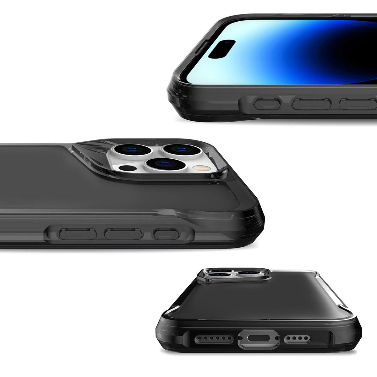 Apple iPhone 15 Pro Kılıf Zore T-Max Kapak Renksiz