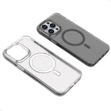 Apple iPhone 15 Pro Kılıf Zore Wireless Şarj Özellikli Şeffaf Efsane Kapak Renksiz