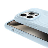 Apple iPhone 15 Pro M-safe Şarj Özellikli Airbagli Mat Görünümlü Zore Hepi Kapak Siyah