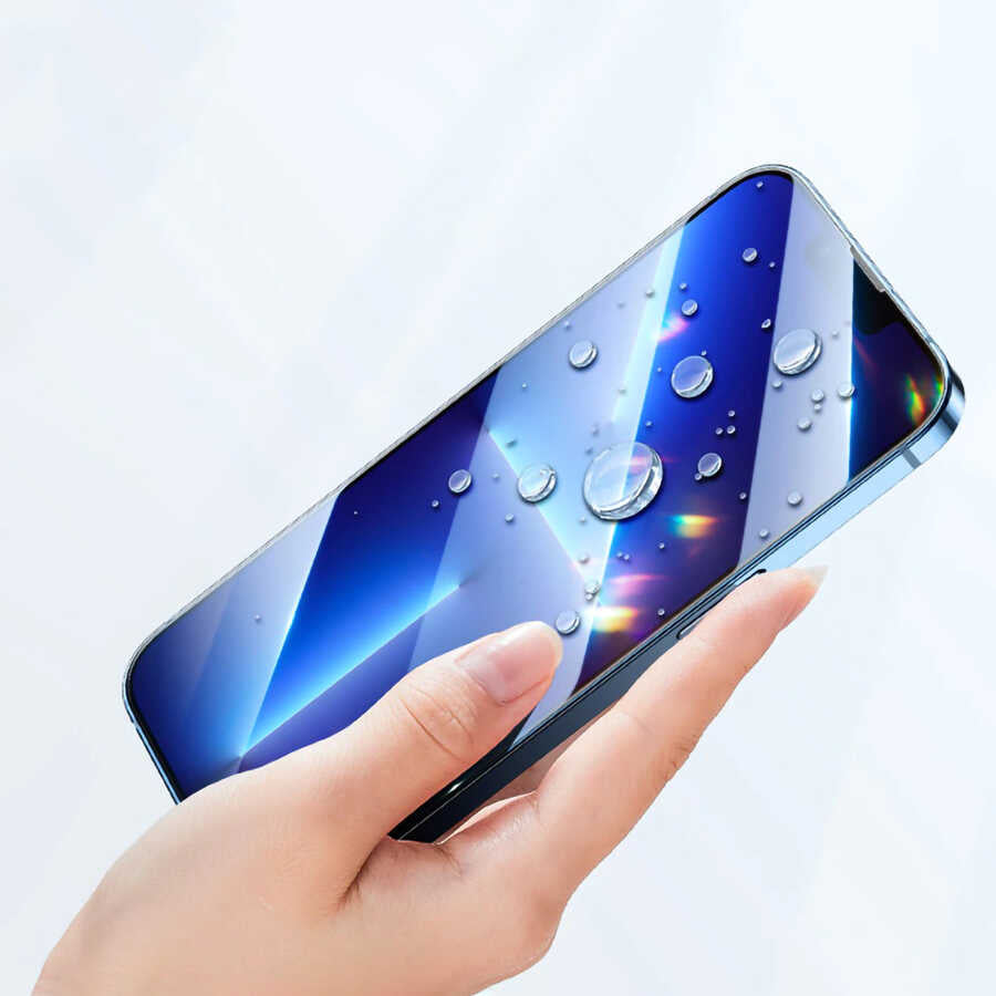 Apple iPhone 15 Pro Max Davin 5D Cam Ekran Koruyucu Siyah