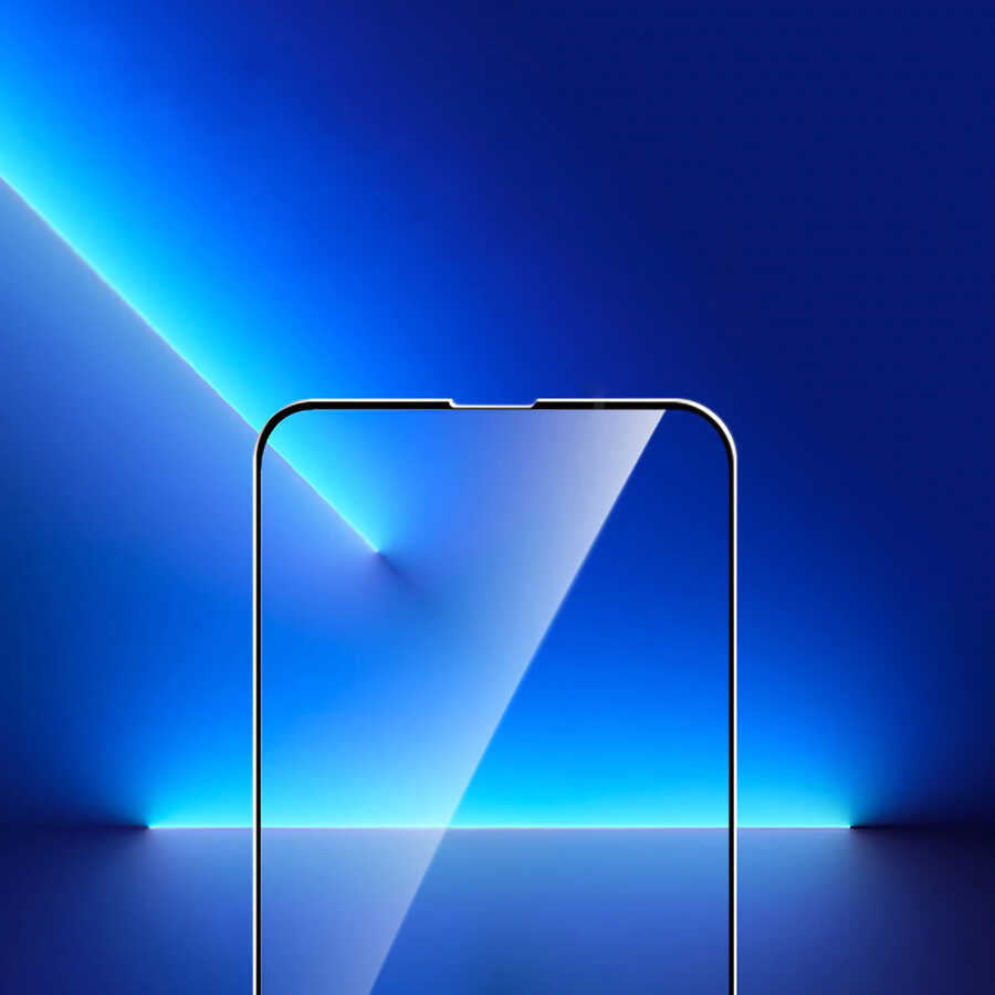 Apple iPhone 15 Pro Max Davin 5D Cam Ekran Koruyucu Siyah