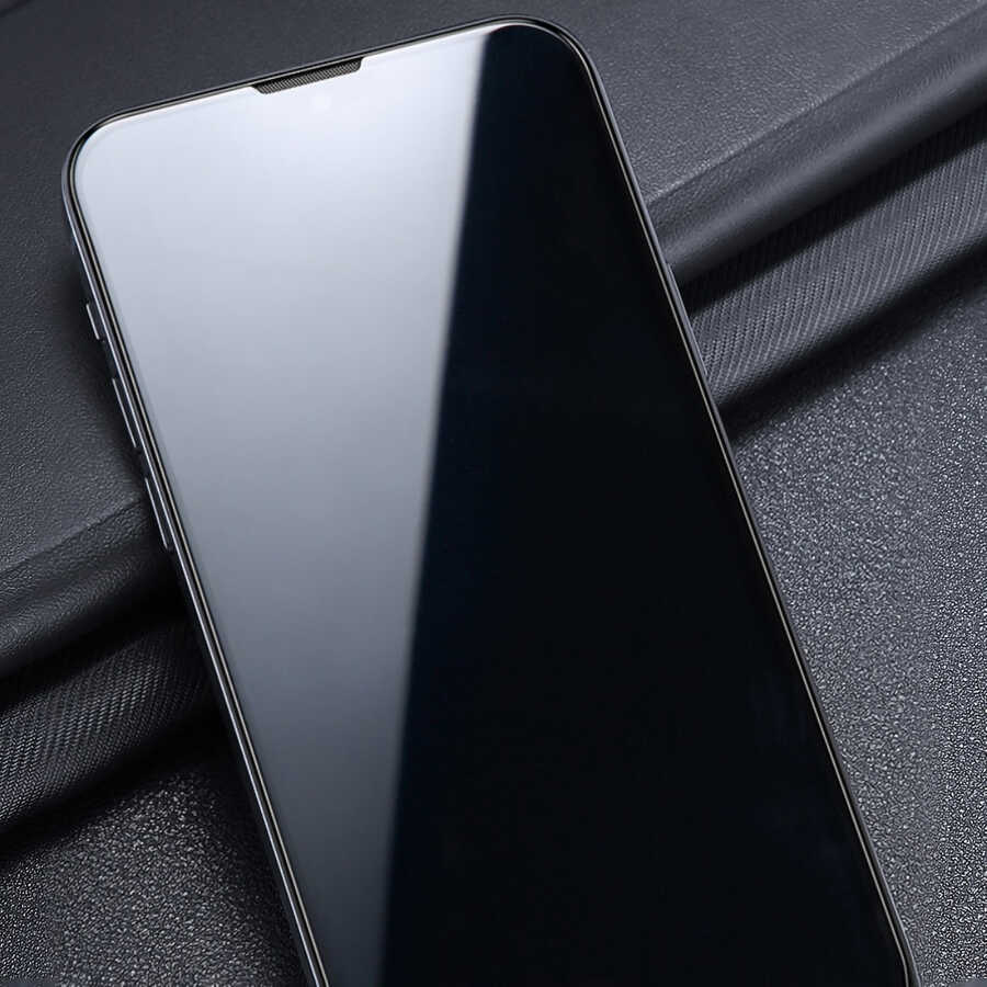 Apple iPhone 15 Pro Max Davin 5D Cam Ekran Koruyucu Siyah