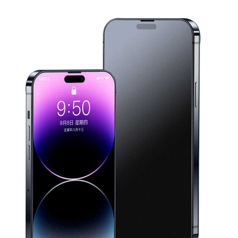 Apple iPhone 15 Pro Max Davin Mat Seramik Ekran Koruyucu Siyah