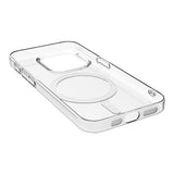 Apple iPhone 15 Pro Max Kamera Korumalı M-Safe Şarj Özellikli Şeffaf Zore London Sert PC Kapak Şeffaf