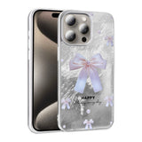 Apple iPhone 15 Pro Max Kılıf Desenli Zore Mep Kapak Gri Leopar
