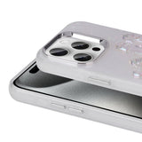 Apple iPhone 15 Pro Max Kılıf Kabartma Figürlü Parlak Zore Eralli Silikon Kapak Kalp