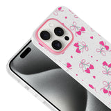 Apple iPhone 15 Pro Max Kılıf Kamera Korumalı Desenli Zore Klip Kapak Kalpli Kiraz
