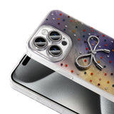 Apple iPhone 15 Pro Max Kılıf Kamera Korumalı Figürlü Zore Ponti Silikon Kapak Lila