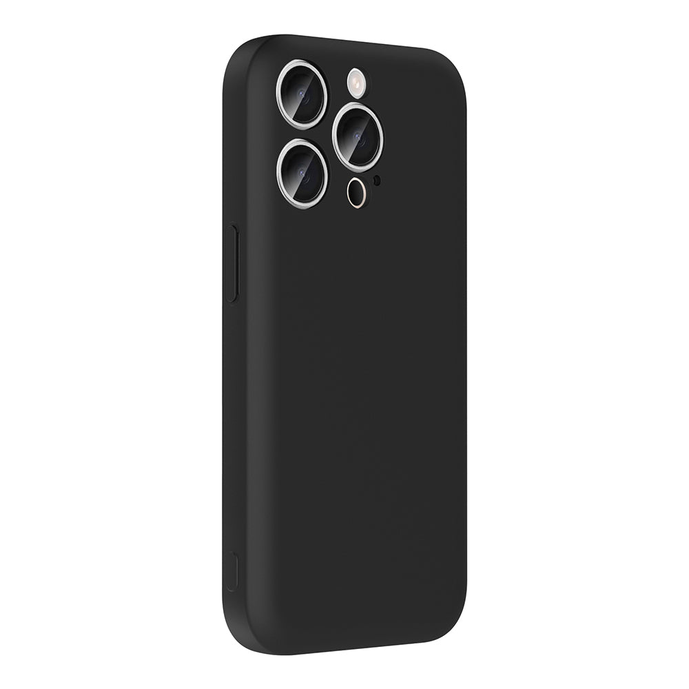 Apple iPhone 15 Pro Max Kılıf Kamera Korumalı Kartlık Hazneli Zore Vitra Kapak Gri
