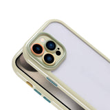 Apple iPhone 15 Pro Max Kılıf Kamera Korumalı Renkli Kenar ve Çerçeve Tasarımlı Zore Vitamin Kapak Siyah