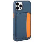 Apple iPhone 15 Pro Max Kılıf Kartlıklı Zore X-Kart Silikon Kapak Siyah