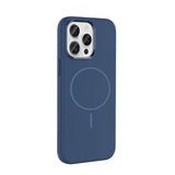 Apple iPhone 15 Pro Max Kılıf M-Safe Şarj Özellikli Metal Kamera Çerçeveli Zore Edi Silikon Kapak Lila