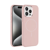 Apple iPhone 15 Pro Max Kılıf M-Safe Şarj Özellikli Metal Kamera Çerçeveli Zore Edi Silikon Kapak Siyah