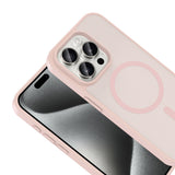 Apple iPhone 15 Pro Max Kılıf M-safe Şarj Özellikli Babet Kapak Siyah