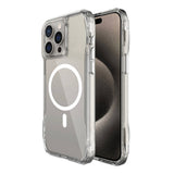 Apple iPhone 15 Pro Max Kılıf M-safe Şarj Özellikli Airbagli Şeffaf Zore İncek Kapak Şeffaf