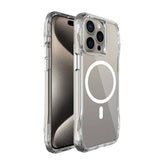 Apple iPhone 15 Pro Max Kılıf M-safe Şarj Özellikli Airbagli Şeffaf Zore İncek Kapak Şeffaf