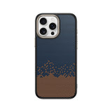 Apple iPhone 15 Pro Max Kılıf M-safe Şarj Özellikli Karbon Fiber Görünümlü Zore Antina Kapak Siyah-Gri