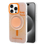 Apple iPhone 15 Pro Max Kılıf M-safe Şarj Özellikli Tak-Çıkar Pop Soketli Zore Tiktok Kapak Mor