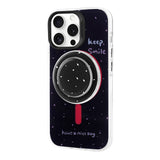Apple iPhone 15 Pro Max Kılıf M-safe Şarj Özellikli Tak-Çıkar Pop Soketli Zore Tiktok Kapak Siyah