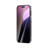 Apple iPhone 15 Pro Max Kılıf M-safe Şarj Özellikli Toz Önleyici Zore Helo Kapak Şeffaf