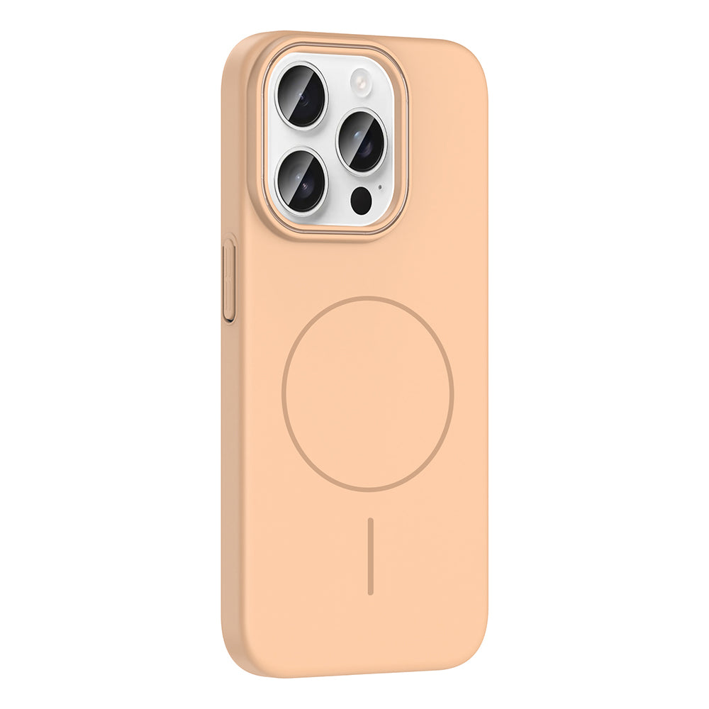 Apple iPhone 15 Pro Max Kılıf M-safe Şarj Özellikli Zore Ruby Sert Kapak Lacivert