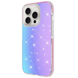 Apple iPhone 15 Pro Max Kılıf Parlak Renk Geçişli Zore Velle Kapak Pembe Koyu