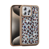 Apple iPhone 15 Pro Max Kılıf Taşlı ve Simli Tasarım Zore Azra Kapak Gold