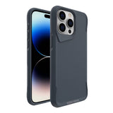 Apple iPhone 15 Pro Max Kılıf Zore Airbag Kenarlı T-Max Mat Standlı Kapak Lacivert