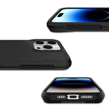 Apple iPhone 15 Pro Max Kılıf Zore Airbag Kenarlı T-Max Mat Standlı Kapak Gri