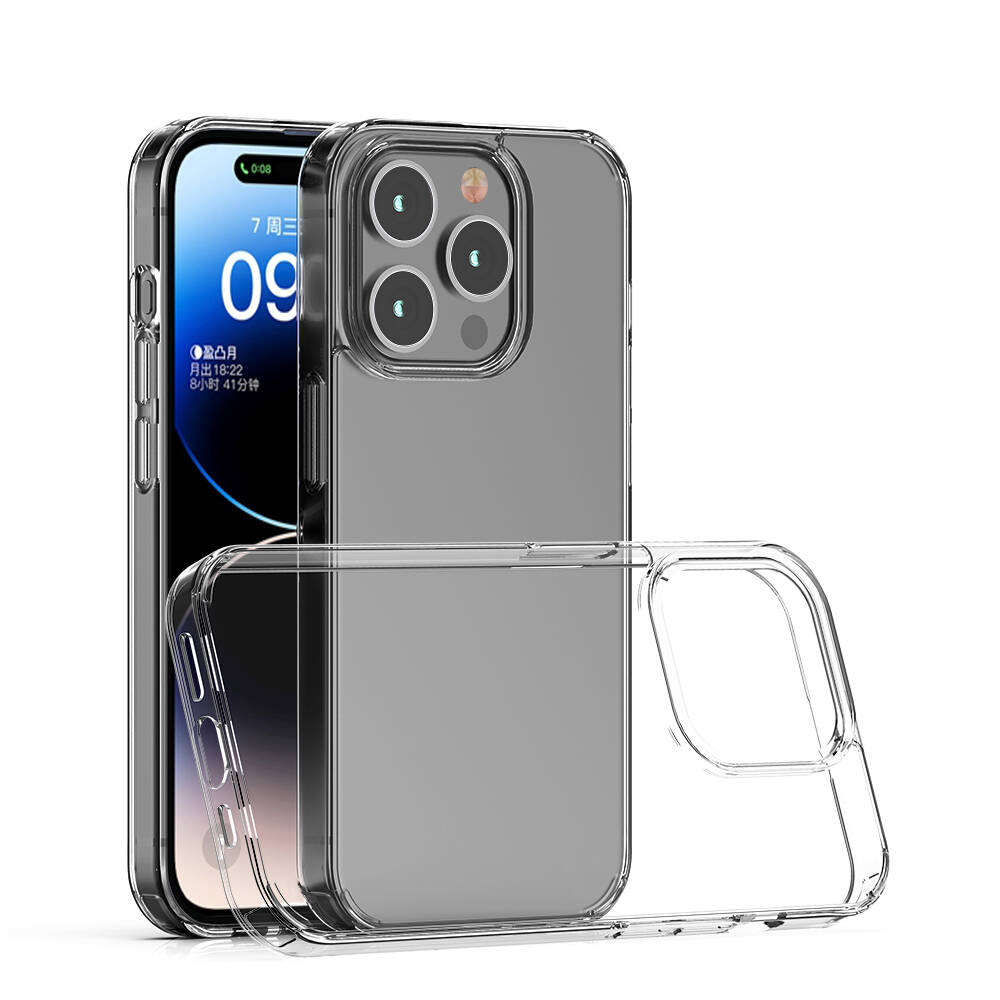 Apple iPhone 15 Pro Max Kılıf Zore Coss Kapak Renksiz