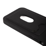 Apple iPhone 15 Pro Max Kılıf Zore Dora Kartlıklı Silikon Kapak Siyah