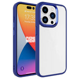 Apple iPhone 15 Pro Max Kılıf Zore Krom Kapak Lila