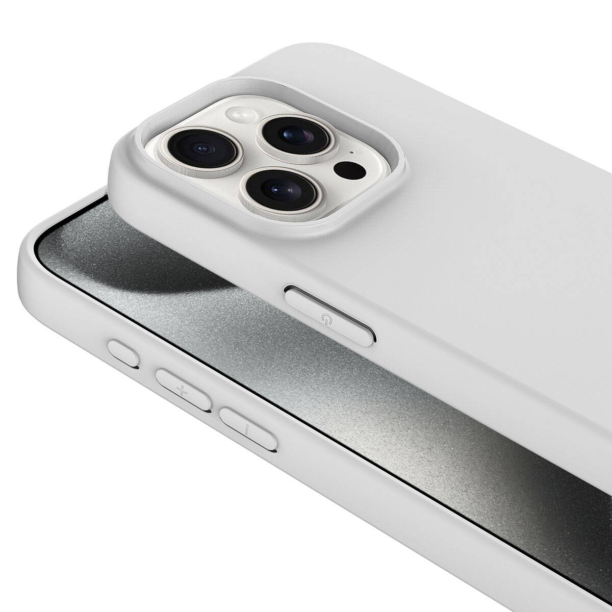 Apple iPhone 15 Pro Max Kılıf Zore LSR Lansman Kapak Pembe Açık