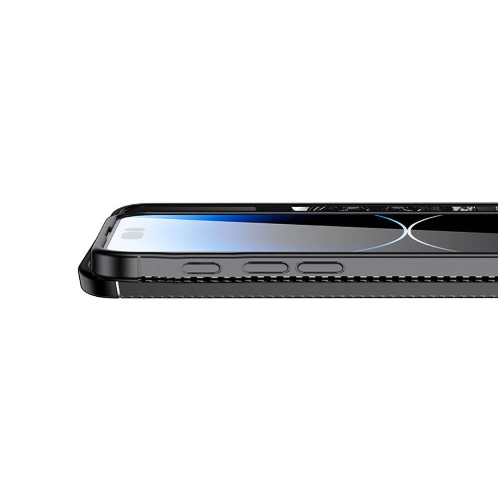 Apple iPhone 15 Pro Max Kılıf Zore Negro Silikon Kapak Siyah
