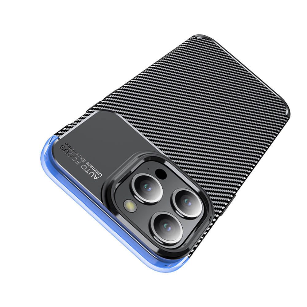 Apple iPhone 15 Pro Max Kılıf Zore Negro Silikon Kapak Siyah