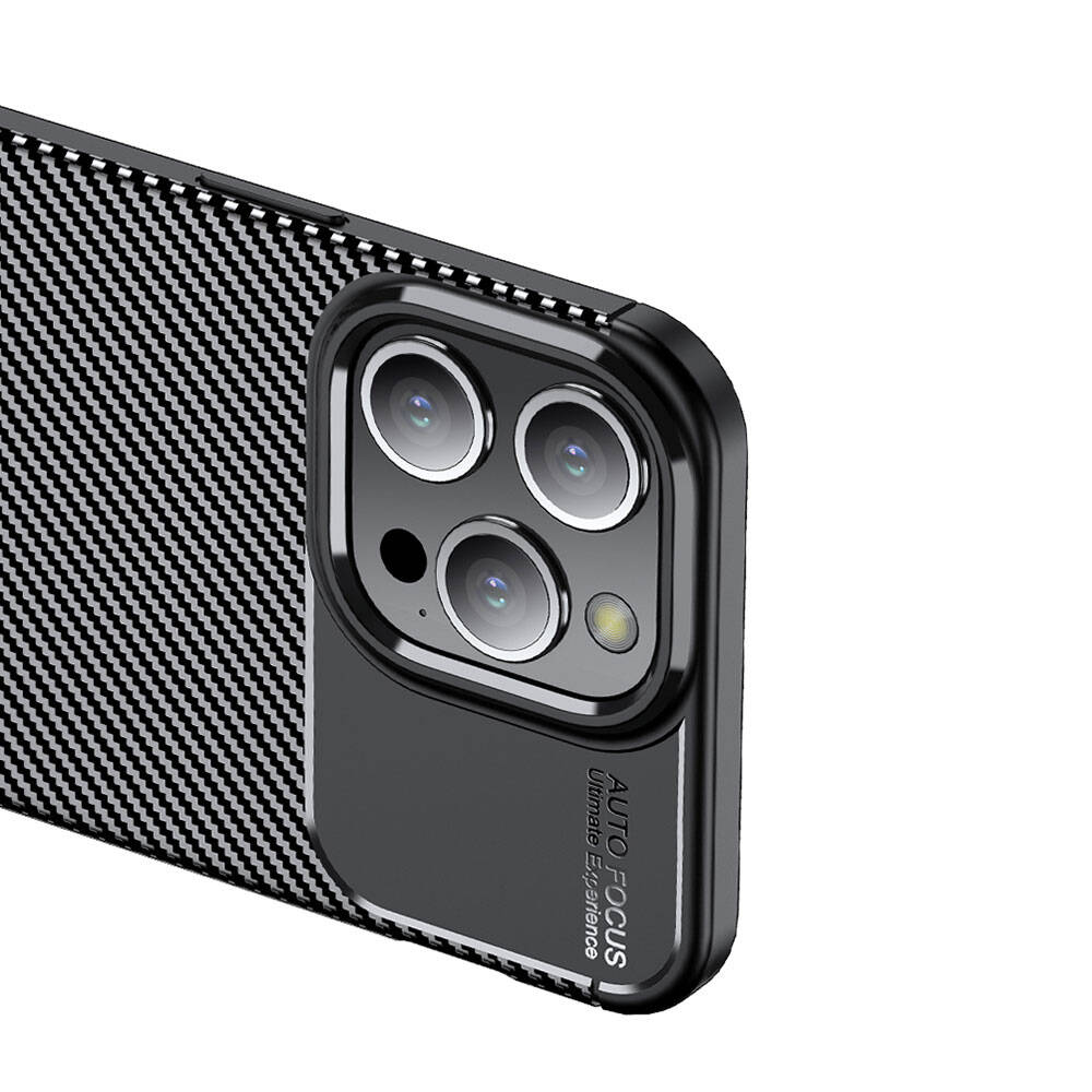 Apple iPhone 15 Pro Max Kılıf Zore Negro Silikon Kapak Siyah
