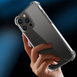 Apple iPhone 15 Pro Max Kılıf Zore Nitro Anti Shock Silikon Renksiz