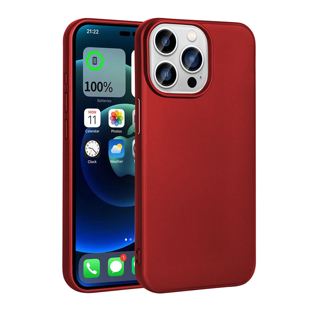 Apple iPhone 15 Pro Max Kılıf Zore Premier Silikon Kapak Derin Mor