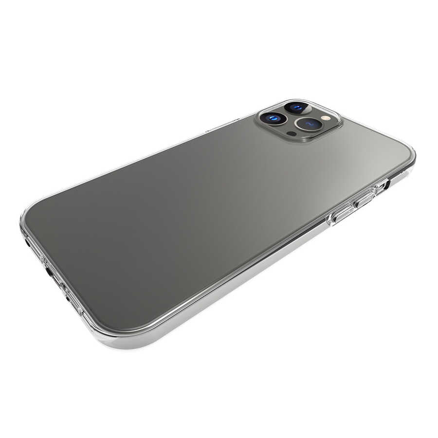 Apple iPhone 15 Pro Max Kılıf Zore Süper Silikon Kapak Renksiz