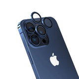 Apple iPhone 15 Pro Max Zore Safir CL-15 Parmak İzi Bırakmayan Anti-Reflective Kamera Lens Koruyucu Midnight