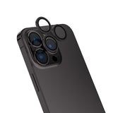 Apple iPhone 15 Pro Zore CL-13 Kamera Lens Koruyucu Koyu Gri