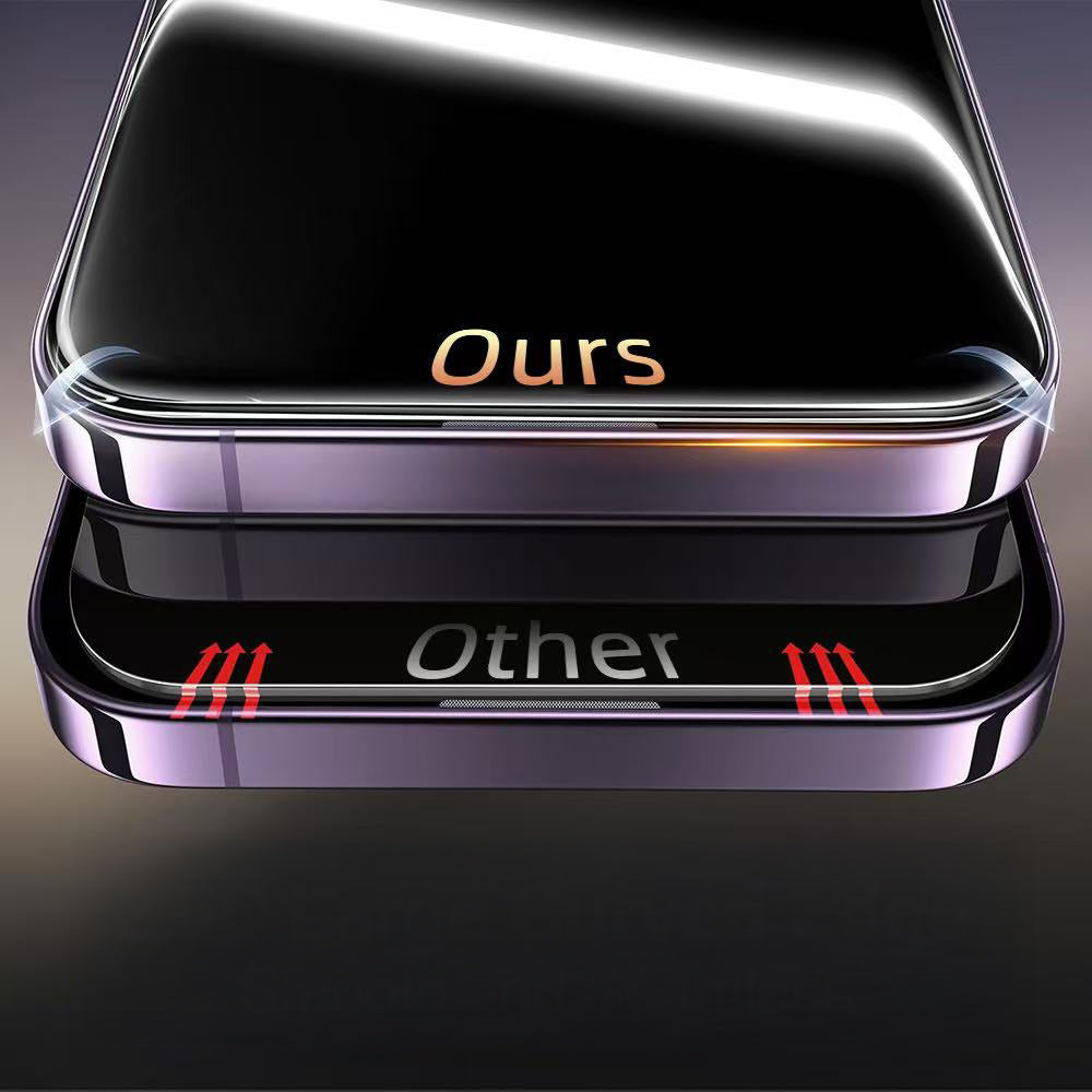Apple iPhone 15 2.5D Oliv HD Temperli Cam Ekran Koruyucu + Kolay Uygulama Aparatı Şeffaf