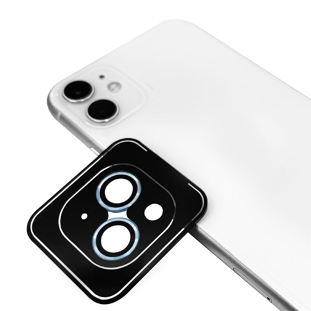 Apple iPhone 15 Zore CL-11 Safir Parmak İzi Bırakmayan Anti-Reflective Kamera Lens Koruyucu Siyah