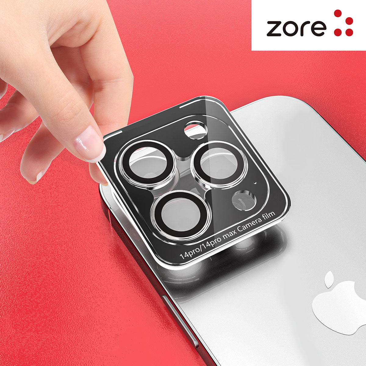 Apple iPhone 15 Zore CL-12 Premium Safir Parmak İzi Bırakmayan Anti-Reflective Kamera Lens Koruyucu Baby Blue