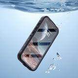 Apple iPhone 16 Kılıf 1-1 Su Geçirmez Kılıf Siyah