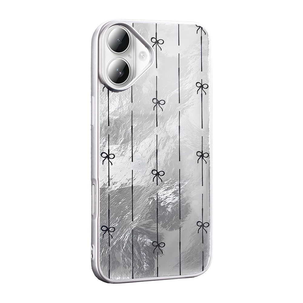 Apple iPhone 16 Kılıf Desenli Zore Mep Kapak Gri Leopar