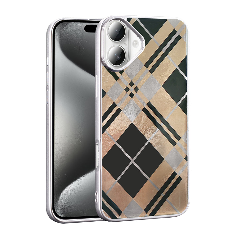 Apple iPhone 16 Kılıf Desenli Zore Mep Kapak Geometrik