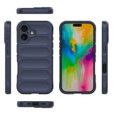 Apple iPhone 16 Kılıf Esnek TPU Oyuklu Arka Yüzey Tasarımlı Zore Etnik Silikon Kapak Siyah